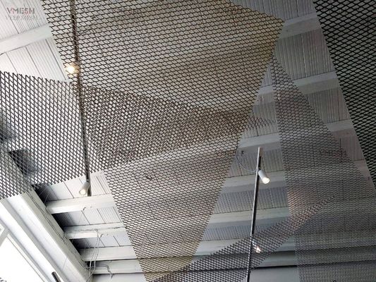 Архитектурноакустический приостанавливанный алюминиевый потолок расширил черноту панелей металла