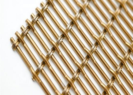 Сетка металла золота Velp серебряная покрытая архитектурноакустическая